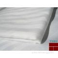 hot sale white satin stripe fabric for making bed sheets